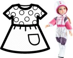 Ubranko dla lalki Paola Reina 32 cm
