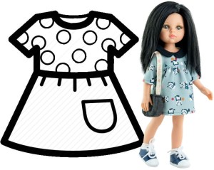 Ubranko dla lalki Paola Reina 32 cm