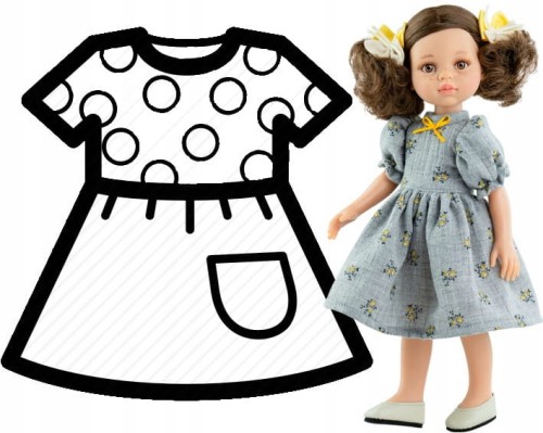 Ubranko dla lalki Paola Reina 32 cm        54499