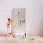 LUNDBY Zestaw łazienkowy z prysznicem