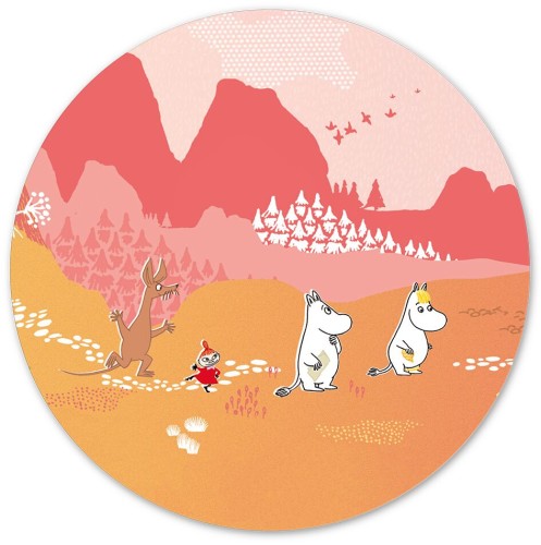 Podkładki pod kubki MUMINKI "Pink Valley"     401-233