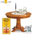 Miniaturowy stół okrągły "Biedermeier" DIY