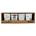 Kubki PIPPI 200 ml- KOMPLET 4 SZTUK