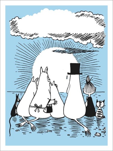 Pocztówka / Kartka okolicznościowa MUMINKI "Moomin Family"          7210671