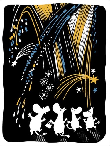 Pocztówka / Kartka okolicznościowa MUMINKI "Moomin Fireworks"           7210688