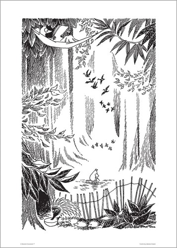 Plakat MUMINKI "Muminek w lesie"          1510494-F