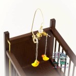 Miniaturowa karuzela z kaczuszkami