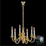 Miniaturowy żyrandol sześcioramienny