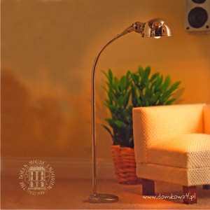 Miniaturowa lampa podłogowa CHROM