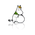 Pin MUMINKI "Panna Migotka" 