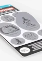 Naklejki odblaskowe tekstylne MUMINKI "Moomin Love"