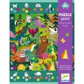 Puzzle DJECO GIGANT / Gra 2 w 1 "Las" 54 elementy      DJ07149