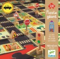 Puzzle DJECO "Ulice w Mieście" + znaki drogowe        DJ07161
