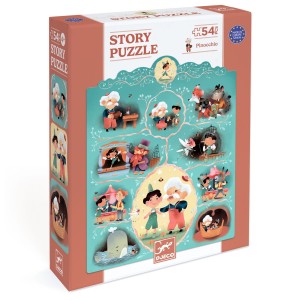 Puzzle DJECO Opowieść "Pinokio" 54 elementy