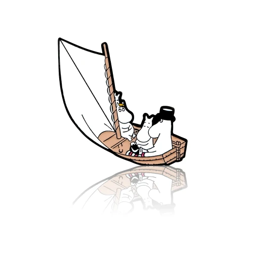 Pin MUMINKI "Muminkowa przygoda na łódce"