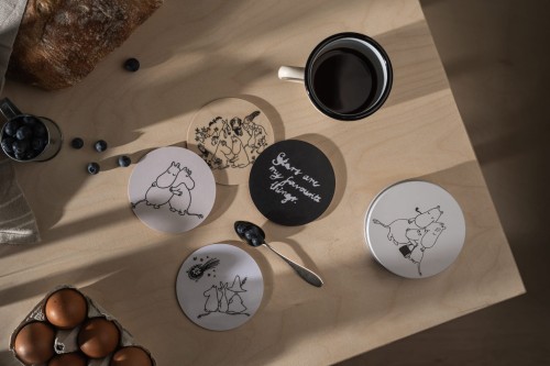 Podstawki pod kubek MUMINKI "Moomin 80"- 4 sztuki       2780-010-01