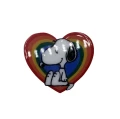 Broszka ozdobna PEANUTS "Snoopy Rainbow"