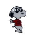 Broszka ozdobna PEANUTS "Snoopy Joe Cool"