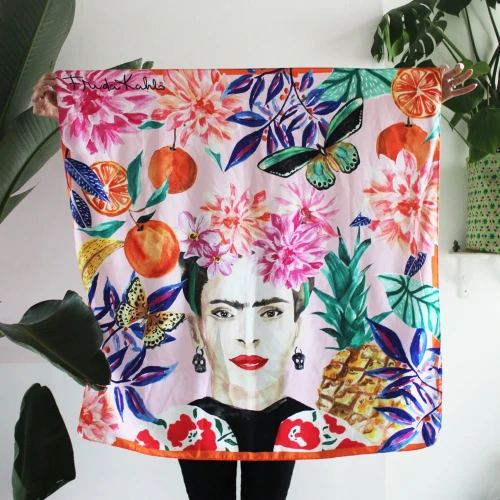 FRIDA KAHLO Szal dekoracyjny / Apaszka