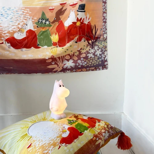 MUMINKI Szal dekoracyjny / Apaszka "Moomin Sunset"