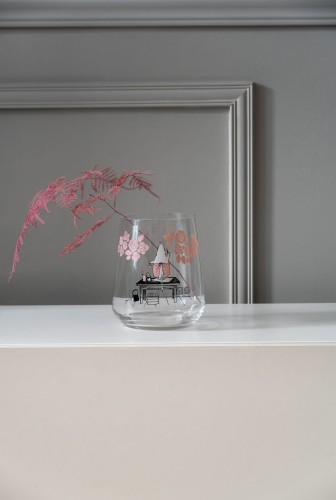 Wazon szklany MUMINKI "Moomin Rose" 17,5 cm         716-175-01