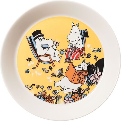 Talerz ARABIA Finland MUMINK "Moomin Family Time"