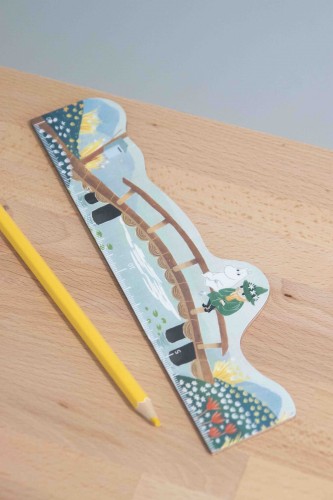 MUMINKI Linijka drewniana          LI022