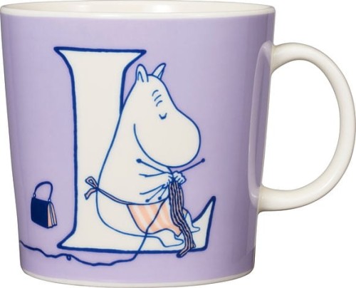 Kubek ARABIA Finland MUMINKI "MOOMIN ABC- LITERA L" 400 ml