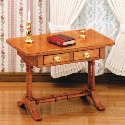 Miniaturowe biurko "Biedermeier" DIY