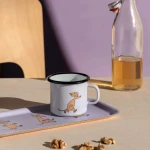 Kubek emaliowany MUMINKI "Ryjek" 250 ml