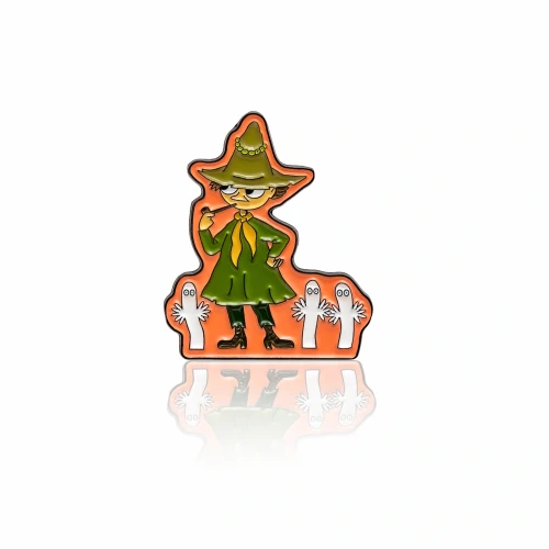 Pin MUMINKI "Włóczykij i Hatifnatowie"