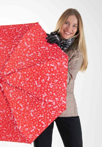 Parasol składany MUMINKI "Moomin Garden Red" 8775M5R-7505
