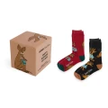 Skarpety męskie MUMINKI - BOX PREZENTOWY 2 pary  SNIFFBOX17A