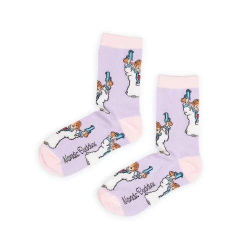 Skarpety damskie PIPPI "Pippi i pistolety"   PIPPI17K