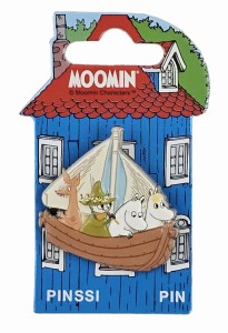 Pin MUMINKI 3D "Muminki na łódce"