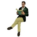 Miniaturowa figurka "Pan z książką"       DP204