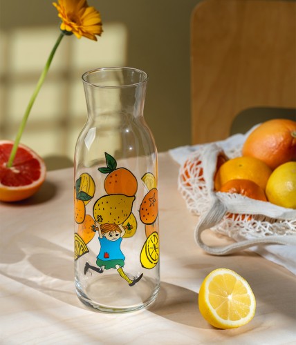 Karafka szklana PIPPI 1200 ml "Pippi Lemonade"        404-120-01