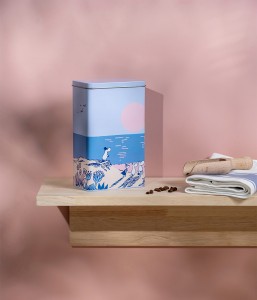 Puszka metalowa MUMINKI "Moomin Sunset"