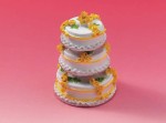 Miniaturowy tort piętrowy
