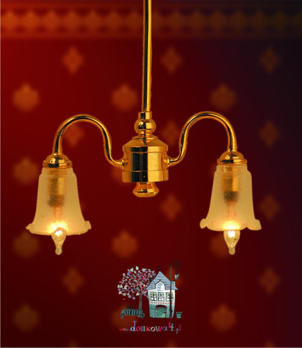 Żyrandol dwuramienny Z/SA/DE069