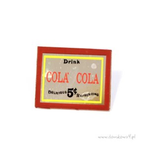 Szyld "Coca- Cola"