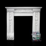 Miniaturowa fasada kominkowa