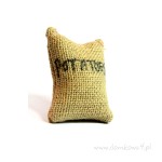 Miniaturowy worek jutowy na ziemniaki