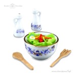 Miniaturowa sałatka w misce