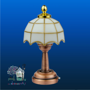 Miniaturowa lampa witrażowa LED