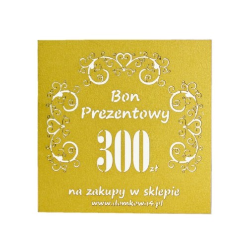 Bon Prezentowy 300 zł   L/B300