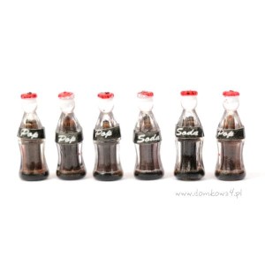 Miniaturowe butelki "Coca- Cola"