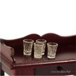 Miniaturowe szklanki 4 szt.