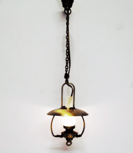 Miniaturowy żyrandol "Lampa naftowa"