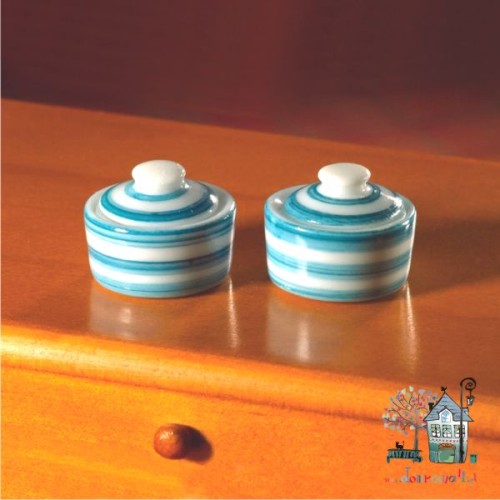 Pojemniki w błękitne pasy Z/DHE/5941